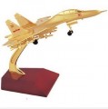 金黃蘇-30合金戰斗機飛機模型