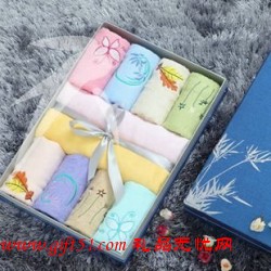 竹纖維毛巾方巾禮盒定制 商務禮品